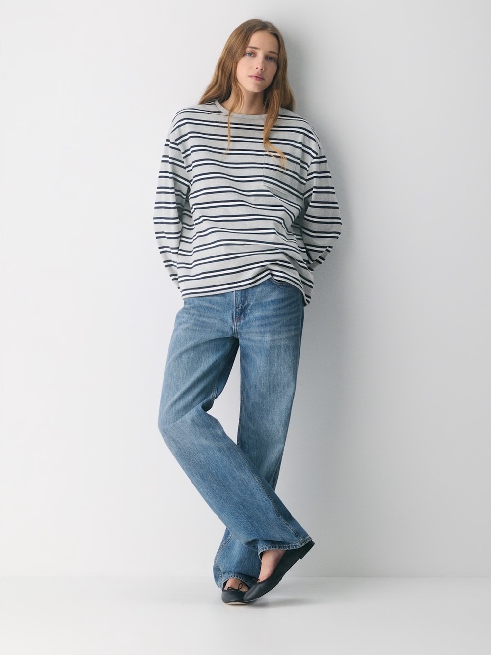 Aritzia TNA Mighty Cotton Fletch Longsleeve size XS